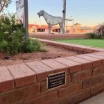 Memorial plaque for Donna Boundey at the Whyalla Veterinary Clinic