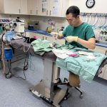 New surgery table in action.